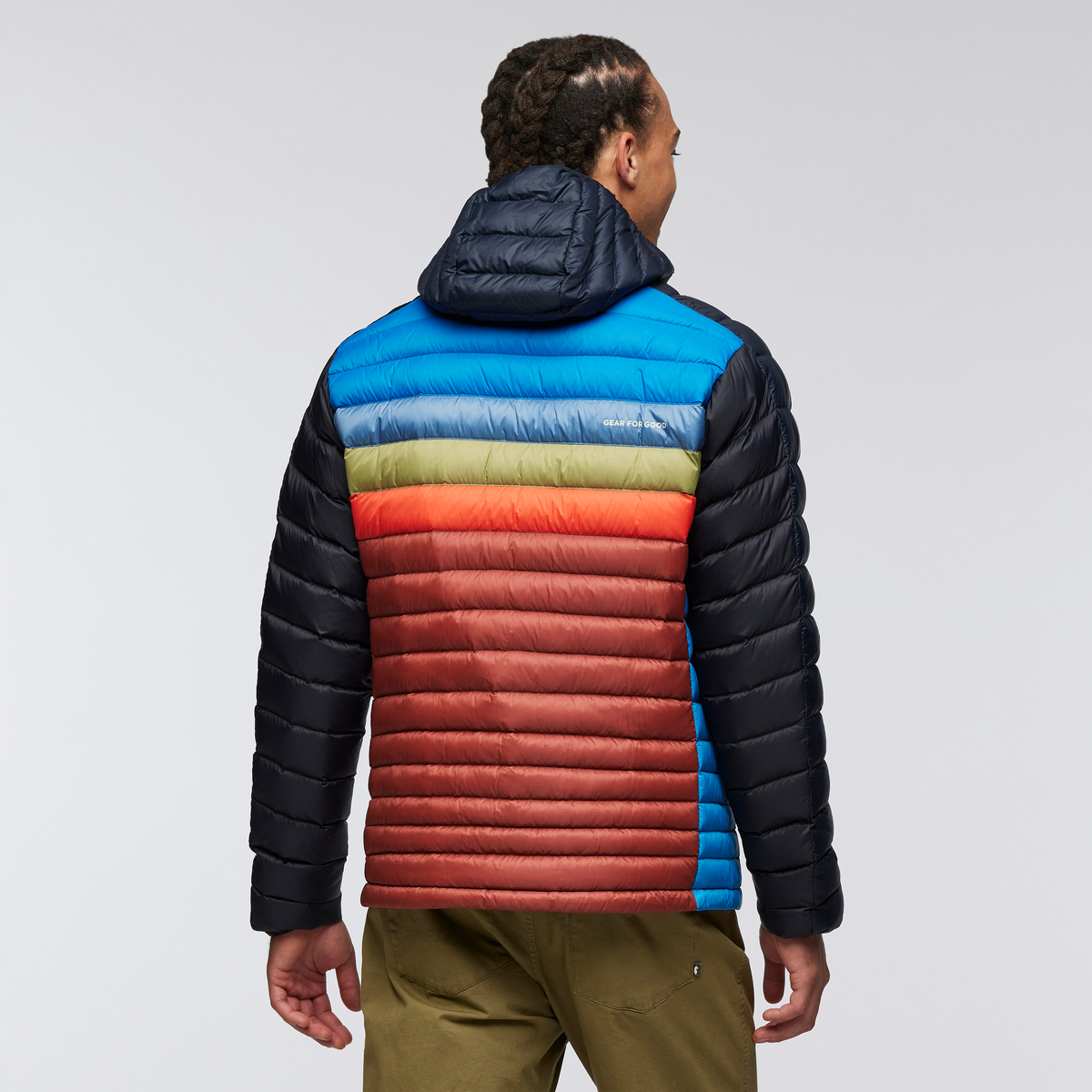 Funky Fuego Down Hooded Jacket - Men's