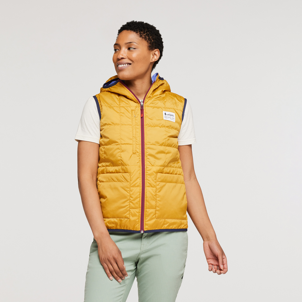 Teca Cálido Reversible Hooded Vest - Women's