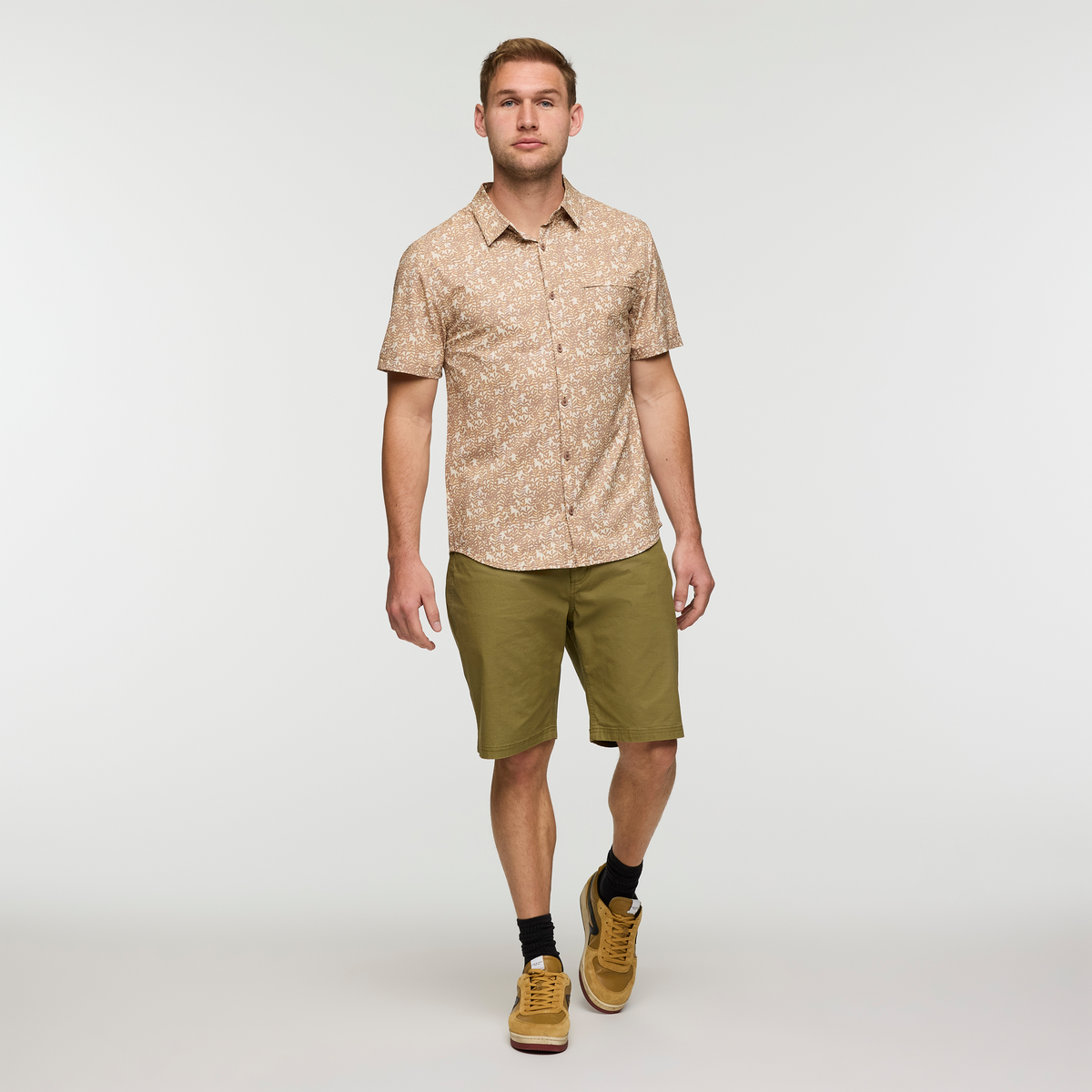 Cambio Button Up - Print - Men's